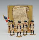 NATIONAL GUARD OF LOUIS XVI, LEAD FIGURINES BY CBG MIGNOT, manufactured between 1960-1970, 20th century. 29957.