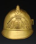 HELMET FOR FIREFIGHTERS OF THE TOWN OF VEXAINCOURT, 1895 type, Third Republic. 24517