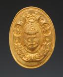 PLAQUE DE CEINTURON D'OFFICIER DE MARINE, modèle mars 1848, Deuxième République, Présidence de Louis-Napoléon Bonaparte, 1848-1852. 32812