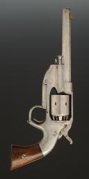 REVOLVER US ALLEN & WHEELOCK CENTER HAMMER NAVY, calibre 36 simple action, États-Unis d'Amérique (1861-1862). 33593