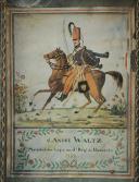 Photo 2 : VIGNETTE IMPRIMÉE REPRÉSENTANT DE J. ANDRÉ WALTZ, MARÉCHAL DES LOGIS AU 5ème RÉGIMENT DE HUSSARDS, 1832, MONARCHIE DE JUILLET.