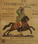 Photo 2 : RECRUITMENT POSTER OF THE 5th REGIMENT OF CHASSEUR À CHEVAL, Ancienne Monarchy. 26240