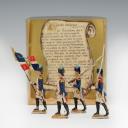 Photo 2 : GARDES NATIONAUX LOUIS XVI, FIGURINES EN PLOMB CBG MIGNOT, fabrication 1960-1970, XXème siècle. 29957