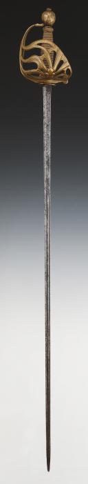 Photo 2 : SABRE DE MARÉCHAL DES LOGIS DU RÉGIMENT DES DRAGONS DE FLAMARENS, Ancienne Monarchie, vers 1758-1762. 28802