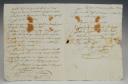 Photo 2 : Army of the Midi, Battle of Orthez. SIGNED LETTER FROM SOLDIER JEAN BLACHÈRE, sapper in the 118th regiment, 2nd Division, ADDRESSED TO HIS UNCLE JOSEPH DUPUY residing in Joyeuse (Ardèche), June 10, 1814. 18856-4
