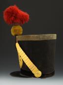 Photo 4 : ARTILLERY STAFF OFFICER'S SHAKO, model 1830, July Monarchy. 29145