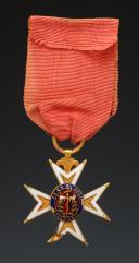 Photo 4 : ORDER OF SAINT-LOUIS, MINIATURE Restoration and modified CROSS July Monarchy, once belonged to General Jean Pierre Antoine REY. 30379