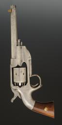 Photo 4 : REVOLVER US ALLEN & WHEELOCK CENTER HAMMER NAVY, calibre 36 simple action, États-Unis d'Amérique (1861-1862). 33593