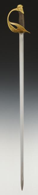 Photo 4 : SABRE D'OFFICIER DES TROUPES À PIED, modèle 1923, Troisième République. 29508