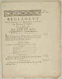 Photo 1 : RÈGLEMENT sur la formation, les appointements & la solde des Régimens de Hussards. Du 1er janvier 1791. 10 pages