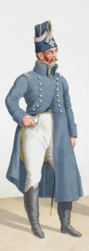 Photo 2 : 1818. Garde Royale. Infanterie. Officier(6e Régiment), Maître de Musique (5e Régiment).