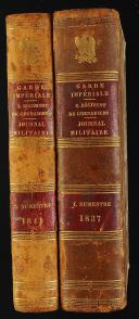 Photo 2 : GARDE IMPÉRIALE - 3. RÉGIMENT DE GRENADIERS - JOURNAL MILITAIRE -  8 volumes.