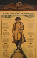Photo 2 : NAPOLÉON SUR LA COLONNE VENDÔME : Gravure en couleurs, XIXème siècle. 26241