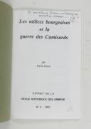 Photo 2 : BOYER (Pierre) – Les milices bourgeoises et la guerre des Camisards –