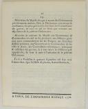 Photo 3 : ORDONNANCE DU ROI, concernant les Commissaires des guerres. Du 14 septembre 1776. 20 pages