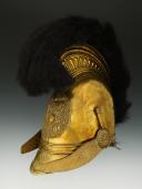 Photo 3 : HELMET OF FIREFIGHTERS OF THE COMMUNE OF BREVANNES, type 1830, July Monarchy. 25452