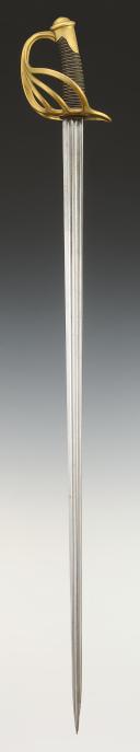 Photo 3 : SABRE DE CARABINIERS, modèle 1854, Second Empire. 29527