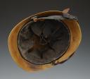 Photo 4 : FIREFIGHTER NON-COMMISSIONED OFFICER HELMET OF THE COMMUNE OF PAMPROUX, 1895 pattern, Third Republic. 24519