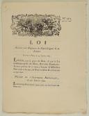 Photo 1 : LOI relative aux régiments de Royal-Liégeois & de Lauzun. Donnée à Paris, le 23 janvier 1791. 3 pages
