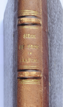 SIÈGE ET PRISE DE ZAATCHA. 1849. MANUSCRIT. Avec 1 carte
