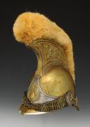 CASQUE TROMPETTE DE CARABINIERS DE LA GARDE IMPÉRIALE, modèle 1856 modifié 1858, Second Empire. 4552