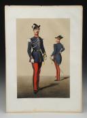 Photo 2 : ARMAND-DUMARESQ - Uniforms of the Imperial Guard in 1857: Cuirassier Regiment, officers in undress. 27996-10