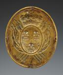 Photo 2 : INFANTRY GORGET PLAQUE, REGULATION OF 1767, former Monarchy. 28854.