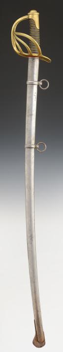 Photo 2 : SABRE DE CAVALERIE LÉGÈRE, modèle 1822, Restauration. 26924-1