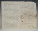 Photo 2 : Saxony Campaign. AUTOGRAPH LETTER FROM SOLDIER RAMÉ TO HIS PARENTS, who reside in Rennes, July 6, 1813. 18856-6