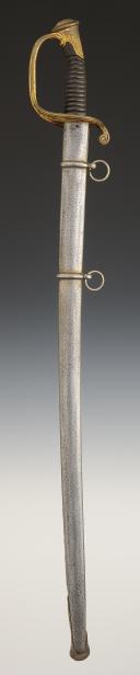 Photo 2 : SABRE D'OFFICIER D'INFANTERIE, modèle 1855, Second Empire. 30714