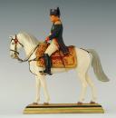 Photo 3 : GEORGES FOUILLÉ, peintre de la Marine. (1909-1994) : CAVALIER, NAPOLÉON avec selle du Sacre, Premier Empire, XXème siècle. 107750-28020JC