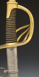 Photo 3 : SABRE DE CAVALERIE LÉGÈRE, modèle 1822, Restauration. 26924-1