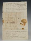 Photo 3 : Saxony Campaign. AUTOGRAPH LETTER FROM SOLDIER RAMÉ TO HIS PARENTS, who reside in Rennes, July 6, 1813. 18856-6