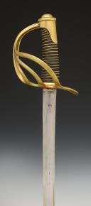 Photo 4 : SABRE DE CAVALERIE LÉGÈRE, modèle 1822, Restauration. 26924-1