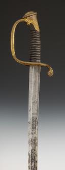 Photo 4 : SABRE D'OFFICIER D'INFANTERIE, modèle 1855, Second Empire. 30714