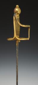 Photo 6 : SABRE FANTAISIE D'OFFICIER DE DRAGONS, Ancienne Monarchie, 1750-1767. 28823