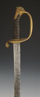Photo 6 : SABRE D'OFFICIER D'INFANTERIE, modèle 1855, Second Empire. 30714