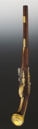 Photo 6 : PISTOLET D'ARÇON D'OFFICIER, modèle pré-règlementaire, vers 1730. 34636