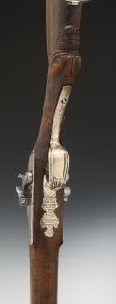 Photo 8 : SHOTGUN WITH SILVER FITTINGS FROM THE MANUFACTURE OF VERSAILLES, by Nicolas Boutet, Restoration - July Monarchy. 33553