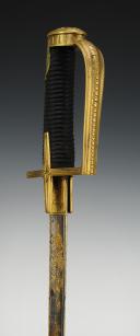 Photo 12 : HUSSARD OFFICER'S SABER, German-style guard, First Empire. 26545