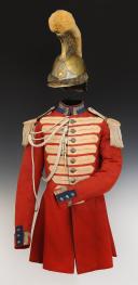 Photo 13 : TUNIQUE DE MUSICIEN DE 3ème CLASSE DU 2ème RÉGIMENT DES CUIRASSIERS DE LA GARDE IMPÉRIALE, Second Empire (1855-1865). 27056