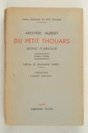 Photo 1 : BERGASSE DU PETIT THOUARS. Aristide Aubert du Petit Thouars.  