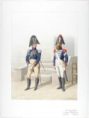 1818. Garde Royale. Infanterie. (5e Régiment), Colonel, Sapeur.
