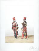 Photo 1 : 1822. Hussards. Maréchal des Logis-Fourrier, Lieutenant (2e Régiment - de la Meurthe).