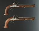 PAIR OF OFFICER'S Flintlock PISTOLS FROM THE VERSAILLES MANUFACTURE, SIGNED "NICOLAS BOUTET", Directory - Consulate. 21149