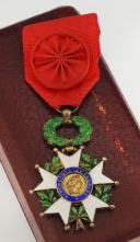 Photo 1 : OFFICER’S CROSS OF THE LEGION OF HONOR, 1946-1958, Fourth Republic. 27578