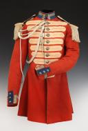 TUNIQUE DE MUSICIEN DE 3ème CLASSE DU 2ème RÉGIMENT DES CUIRASSIERS DE LA GARDE IMPÉRIALE, Second Empire (1855-1865). 27056