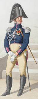 Photo 2 : 1818. Garde Royale. Infanterie. (5e Régiment), Colonel, Sapeur.