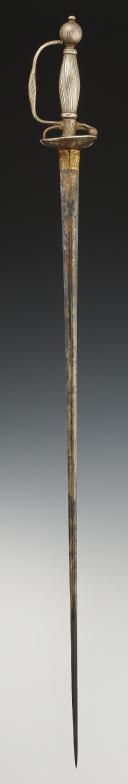Photo 2 : COURT SWORD IN SILVER, Reign of Louis XV, 1748. 30076