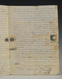 Photo 2 : AUTOGAPH LETTER FROM THE QUARTERMASTER S. RENEVEY TO HIS FATHER RESIDING IN COTE D'OR, Seville, September 24, 1810. 18857-1